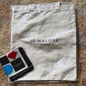 Jo Malone London Canvas Tote Bag and scarf
